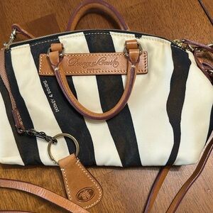 Nylon zebra Print Crossbody Bag in excellent condition pre-owned